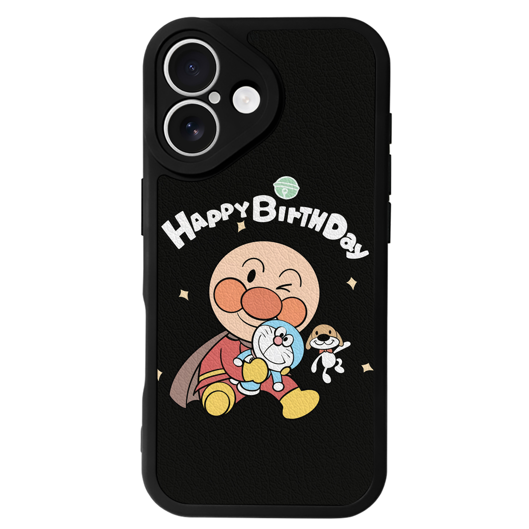 （画像用） アンパンマン Anpanman 【iPhone 16シリーズ対応】シリコンスマホケース（レザー調） 材質：シリコン
